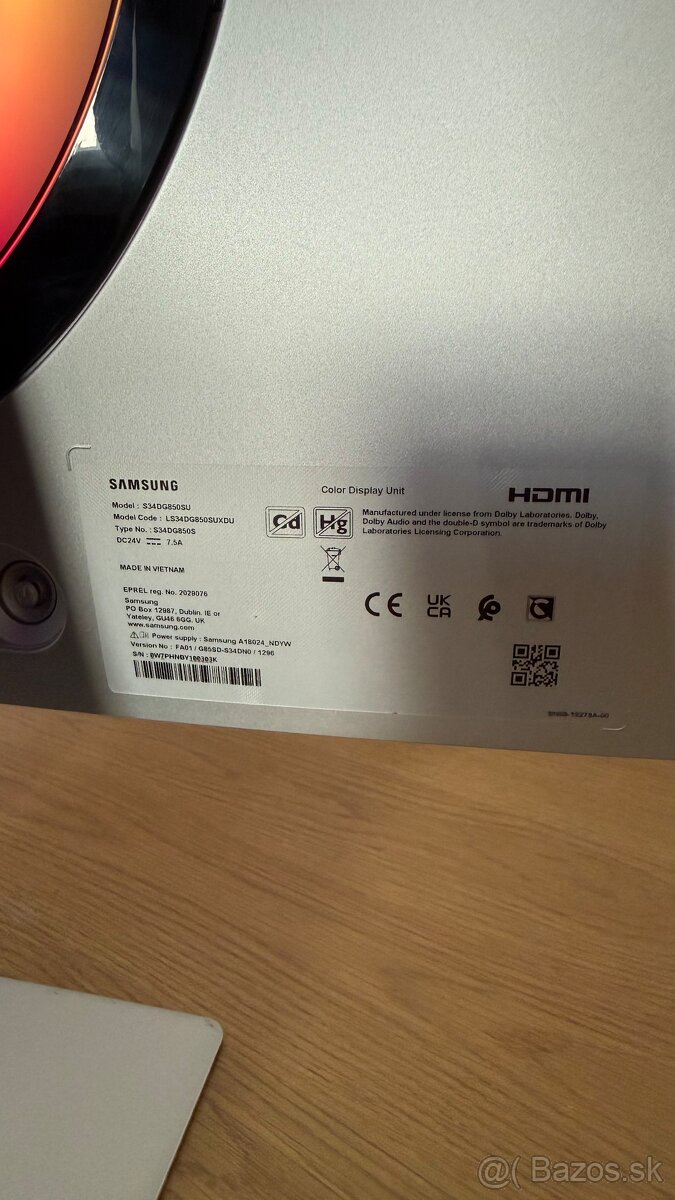 Monitor 34" Samsung Odyssey OLED G8 - 4