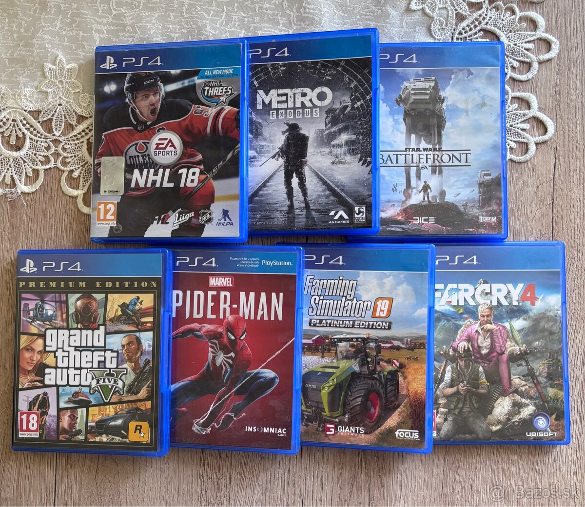 PlayStation 4 Slim 1 TB + 7 hier + ovládac - 4