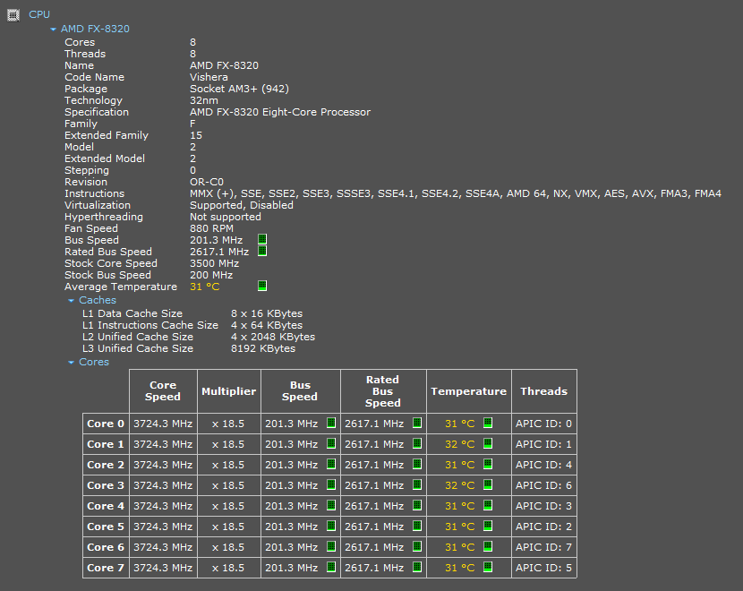 Gigabyte GA-990FXA-UD3 + FX-8320 + Mugen 3 + 16 GB HyperX - 4