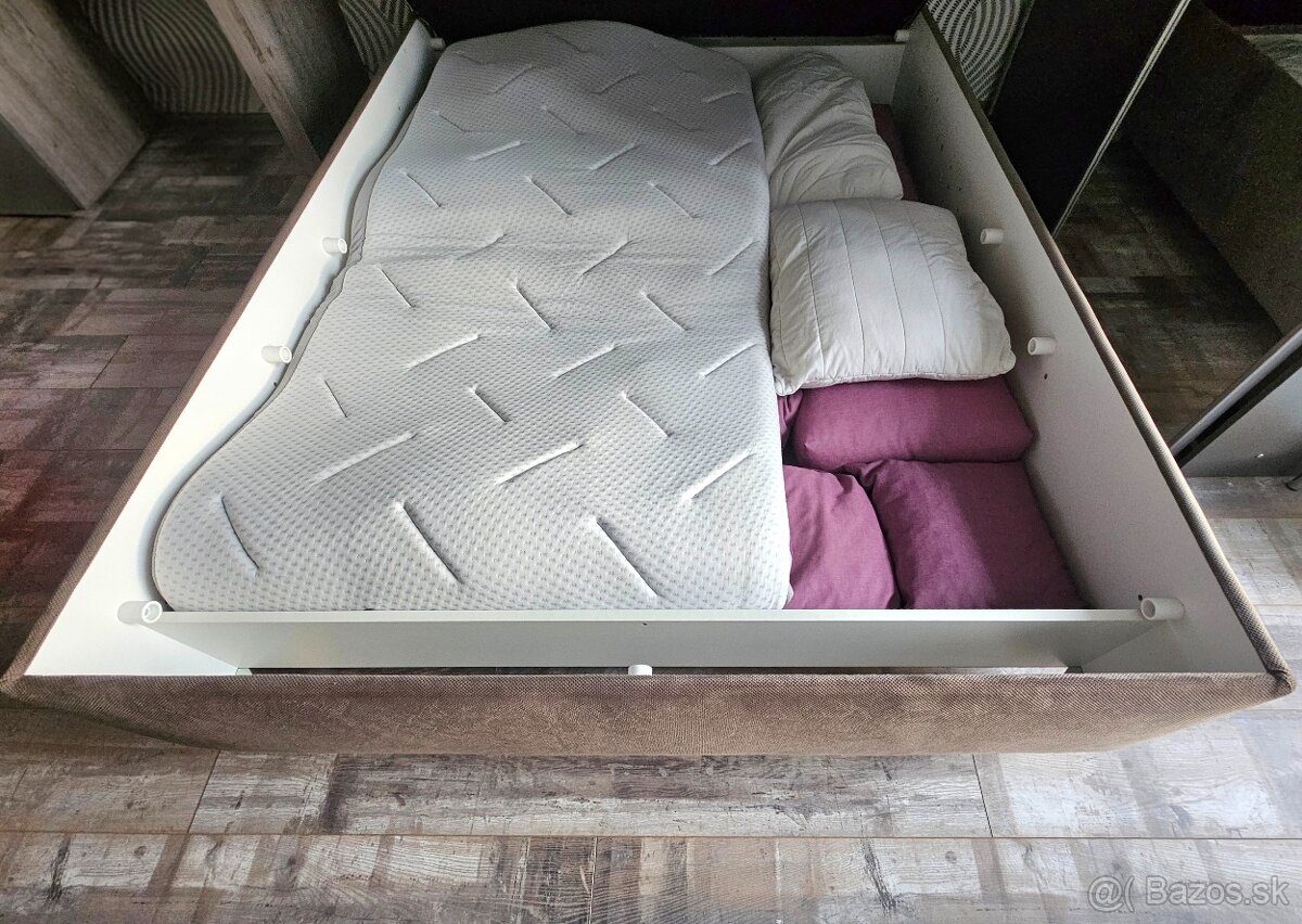 Manzelska calunena postel 140x200 cm - 4