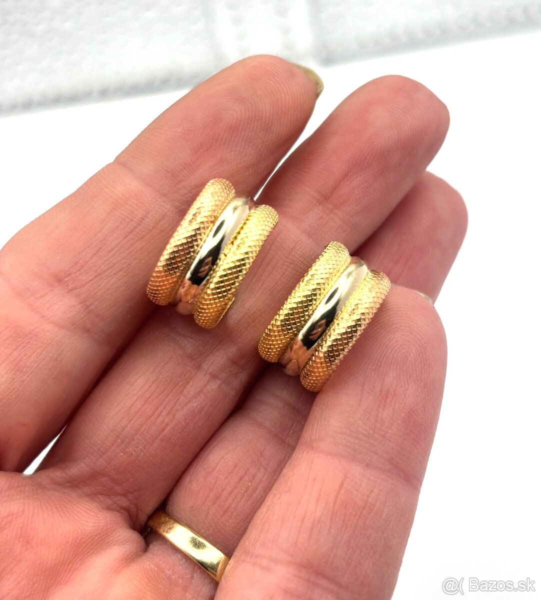 Zlaté náušnice 585/1000 - 4