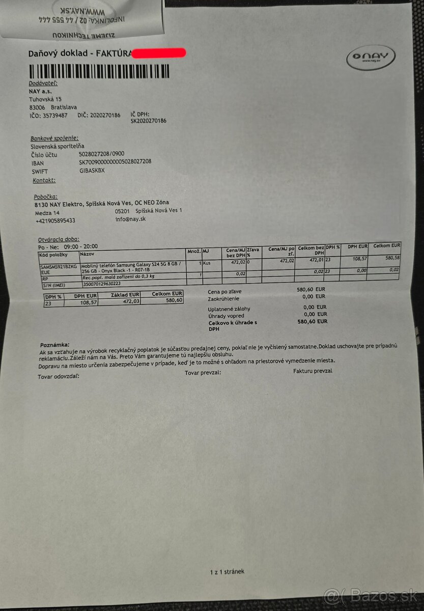 Samsun galaxy S24 8/256GB - 4