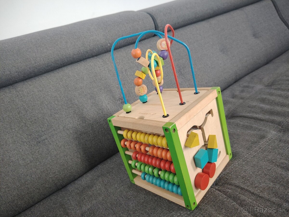 Drevená kocka, hračky - 4