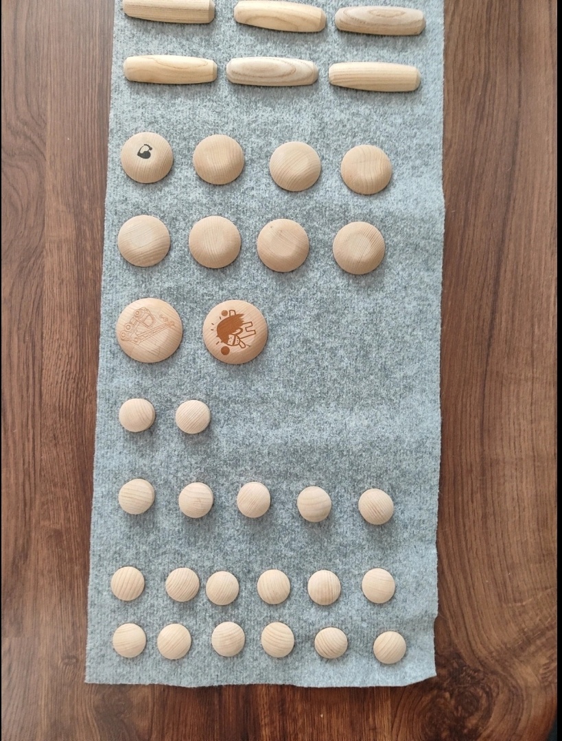 Senzomotorický koberec Barewood - 4