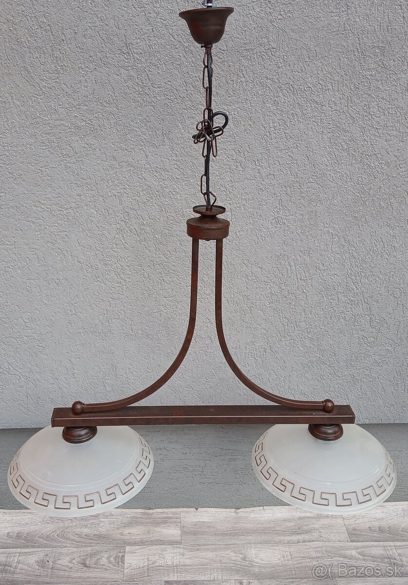 Luster rustikálny klasický dvoj ramenný. - 4