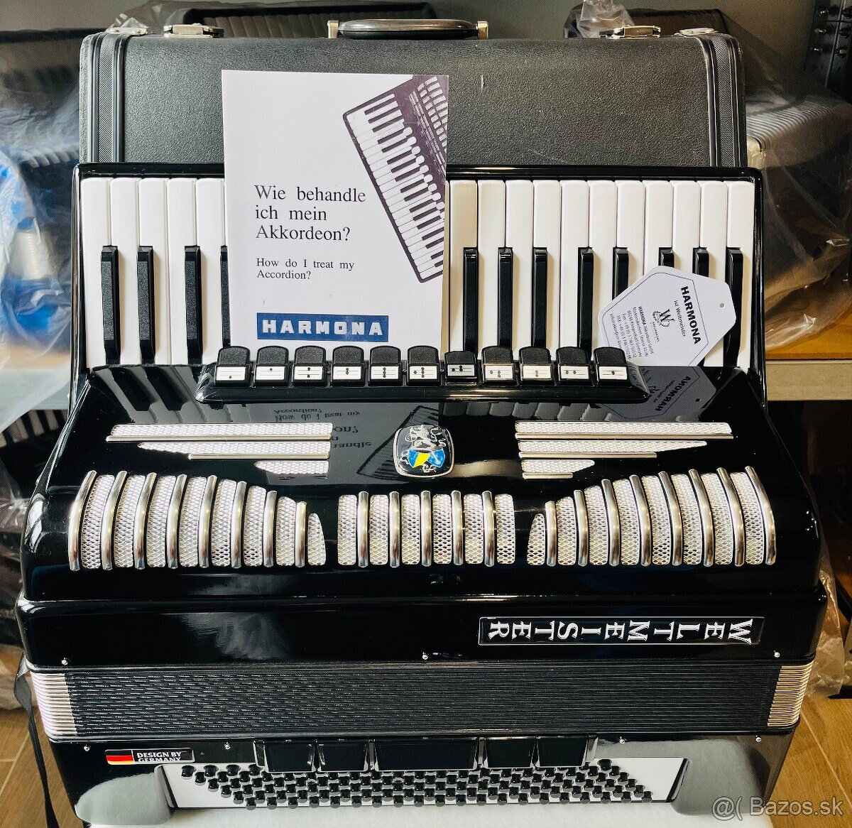 Predám akordeón Weltmeister Elegance- Caprice 120 basový - V - 4