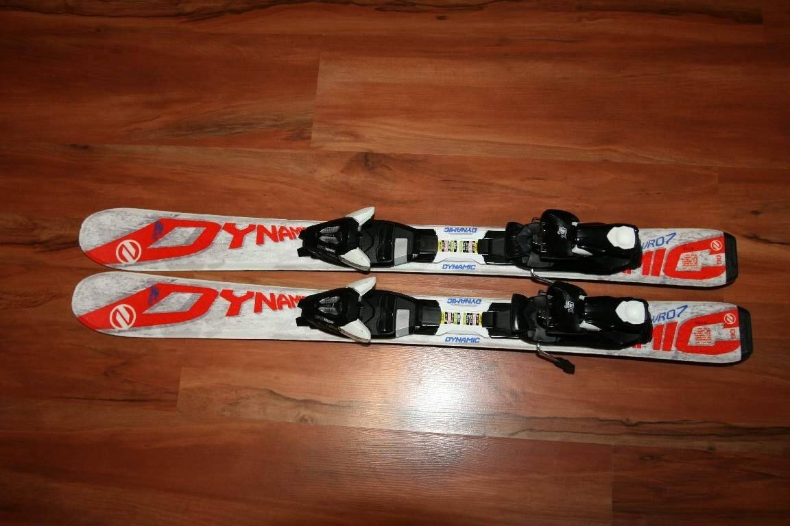 detské lyže Dynamic 90 cm , lyžiarky salomon - 4