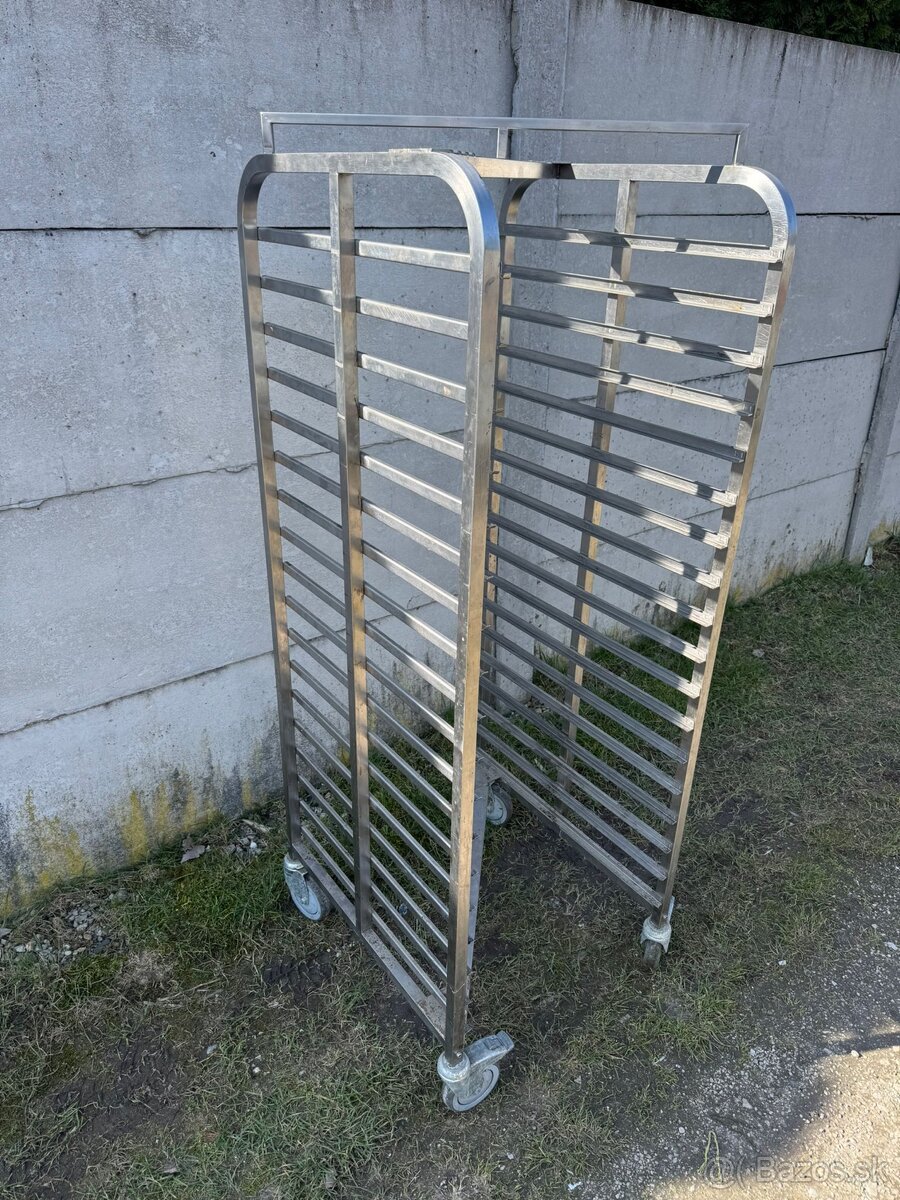 Nerezový prepravný vozík na plechy - 4