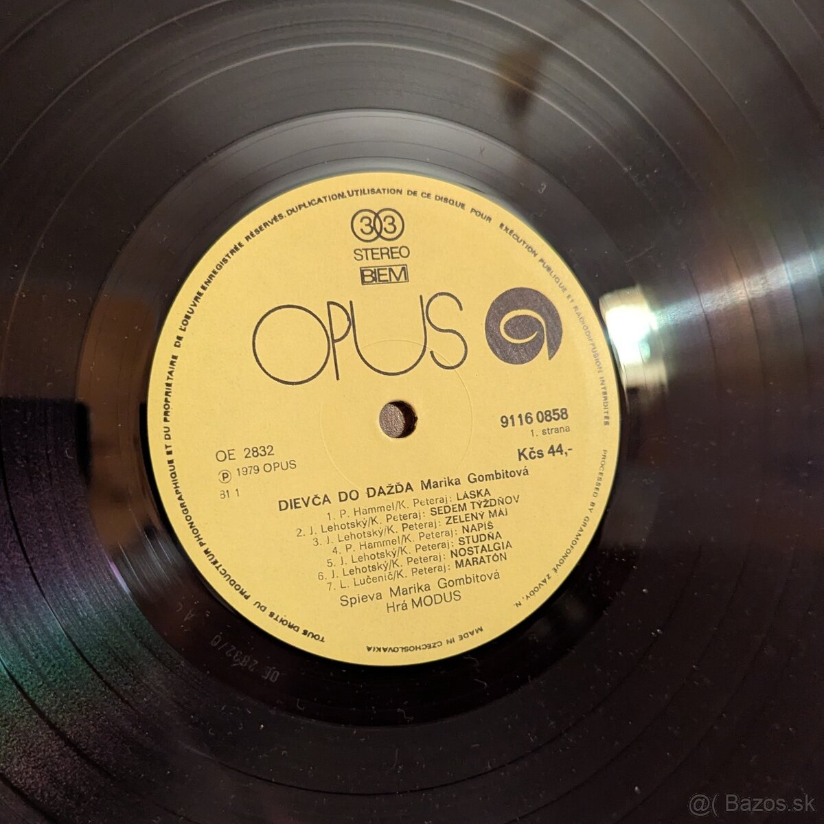 Dievča do dažďa Marika Gombitová LP 1982 Opus VG+ - 4