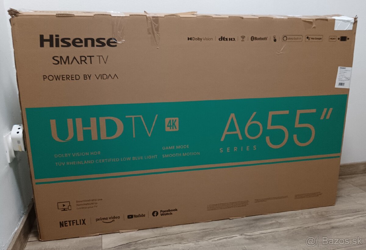 Predám Hisense Smart televízor 55" - 4