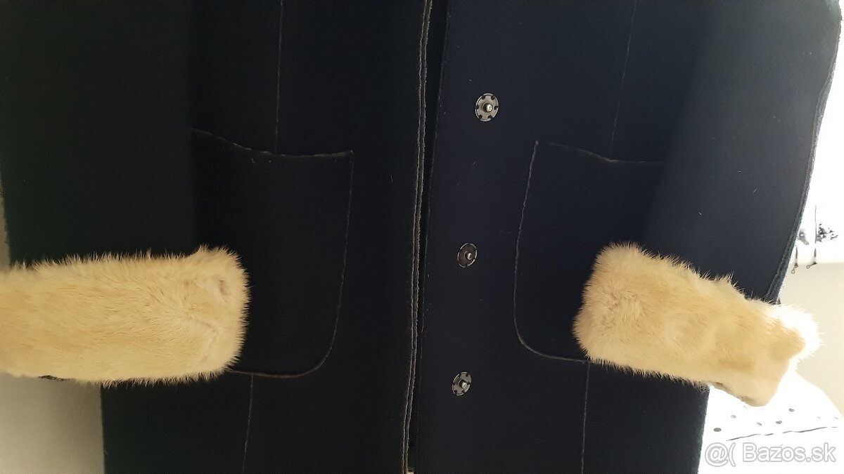 kožušinová norková súprava - límec a rukávy - 4
