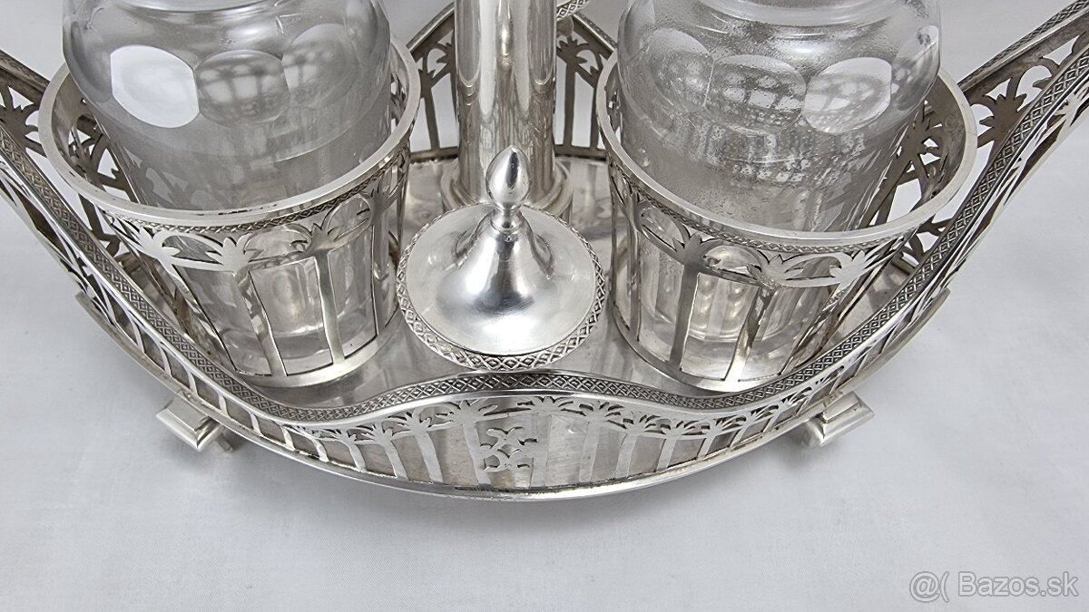 Kaštieĺna strieborná súprava - 624 gramov - 4