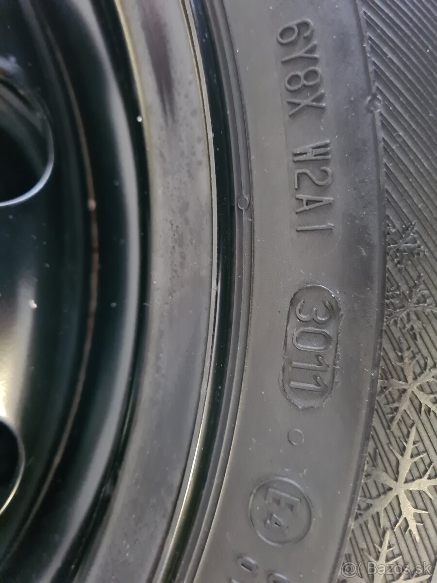 Disky VW AG + zimne pneu Barum 185/55 R15 - 4