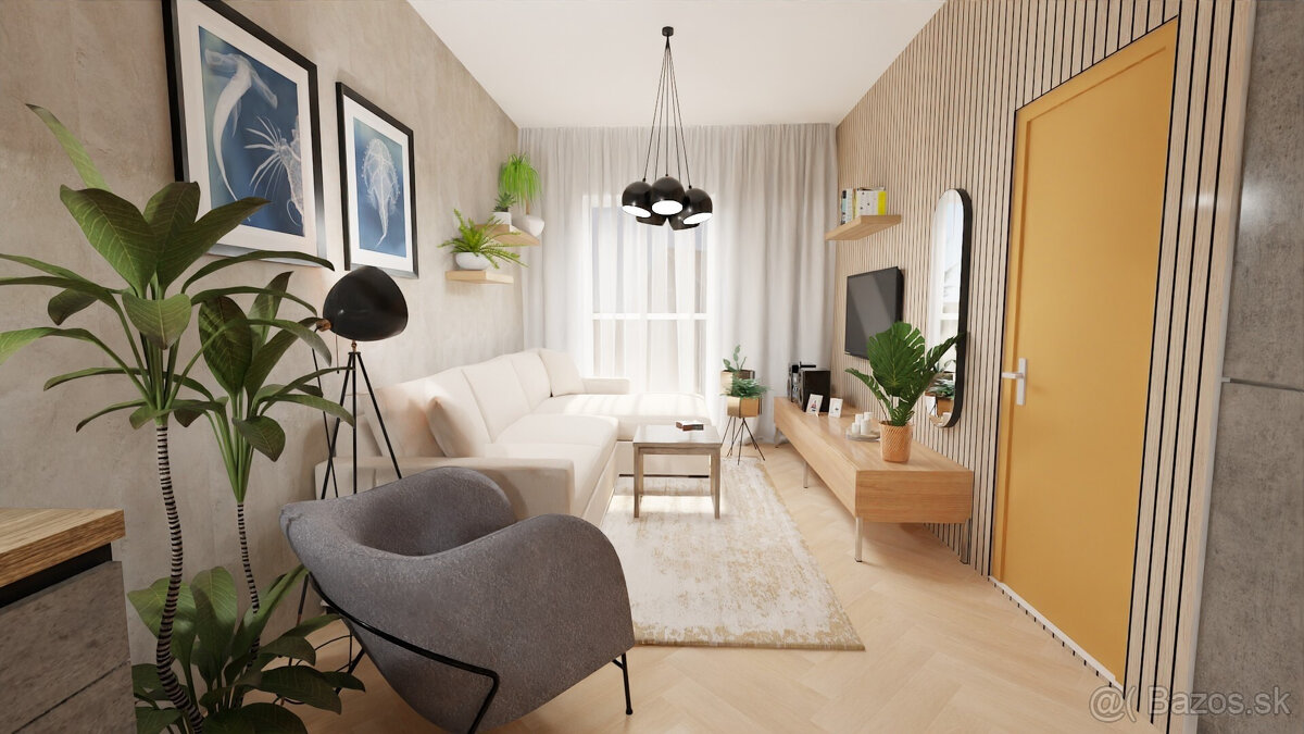 Na predaj investičný 2-izbový apartmán (nebytový priestor) v - 4