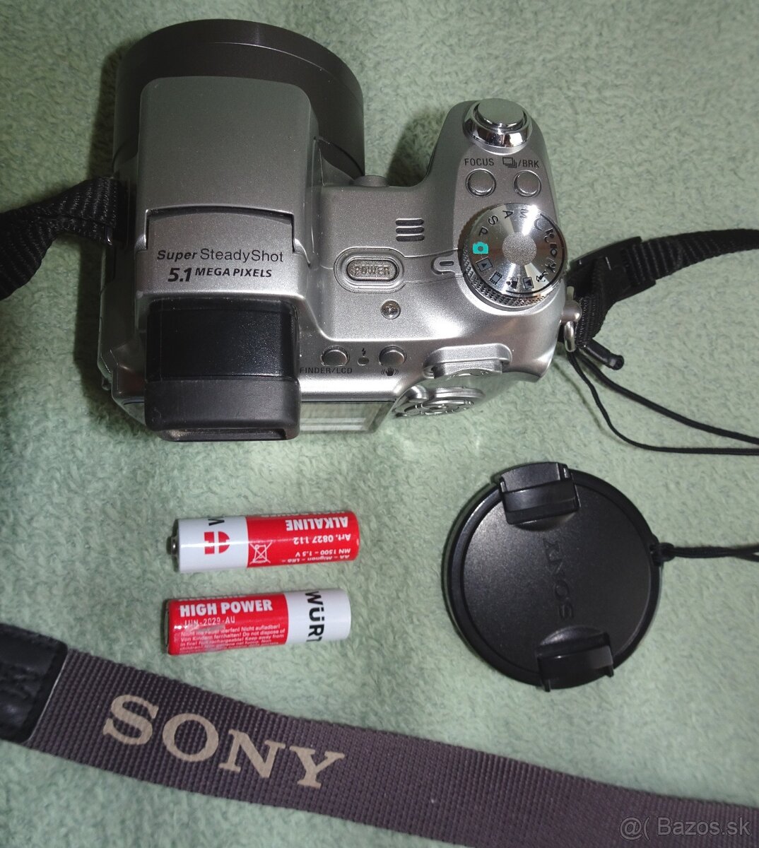 Predám digit. fotoaparát SONY DSC H1 na tužk. batérie - 4