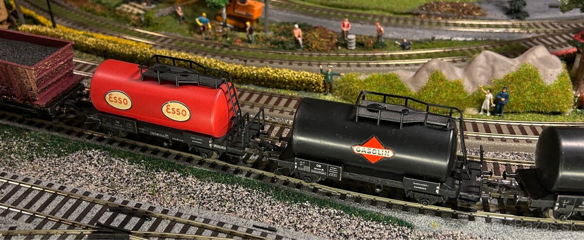 železnica H0 - už rarita - vagóny Fleischman, staré, kovové - 4