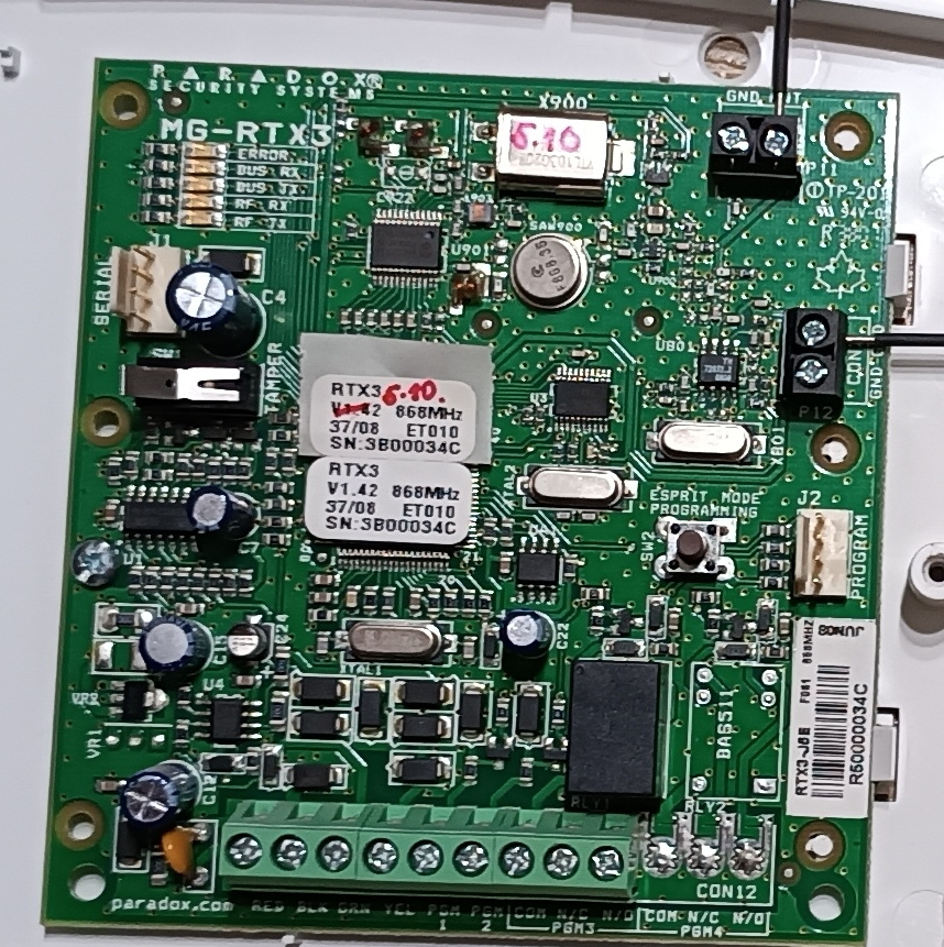 ⚡️ Paradox bezdrát nadstavba RTX-3 868MHz ⚡️ - 4