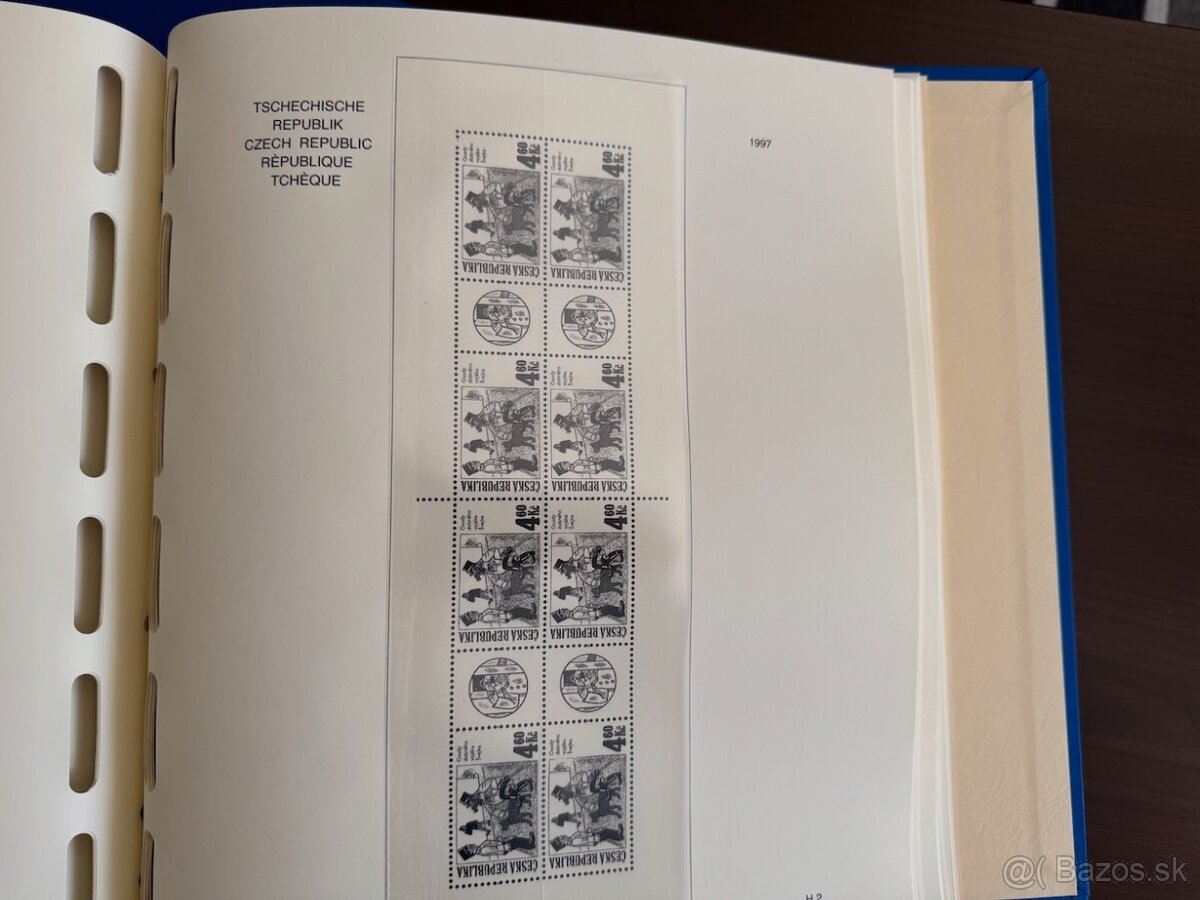 Predam rocniky CZ/SK znamok od r. 1993 + albumy Schaubek - 4