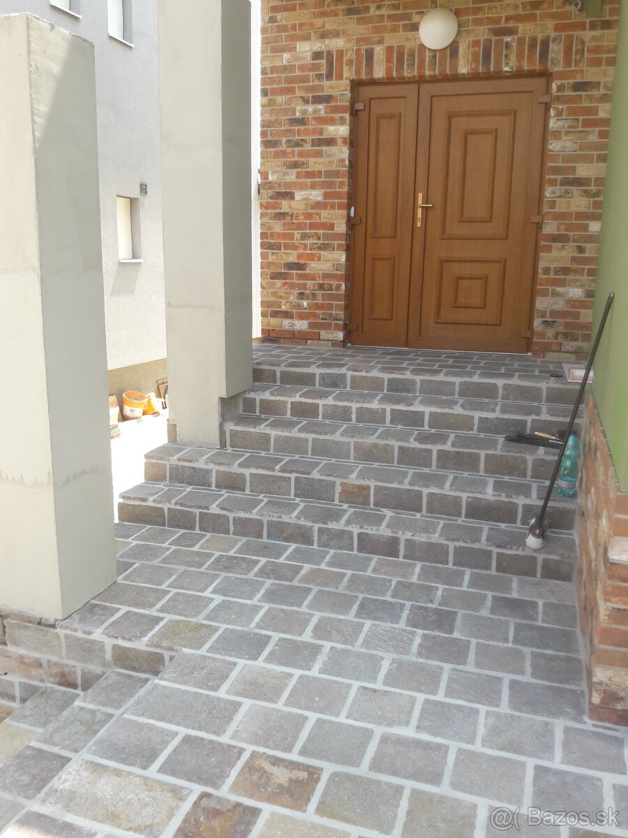 Stavebné práce, pokládka zámkovej dlažby, stavba oplotení a - 4