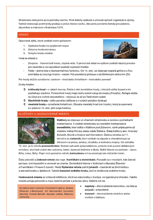 Dejiny Slovenska v stredoveku - spracované poznámky - 4