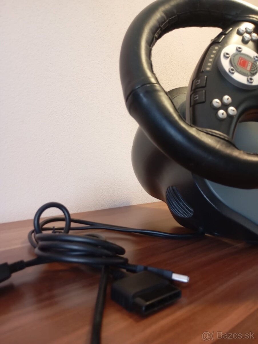 Vibračný pretekársky volant Speed-Link 2v1 - 4