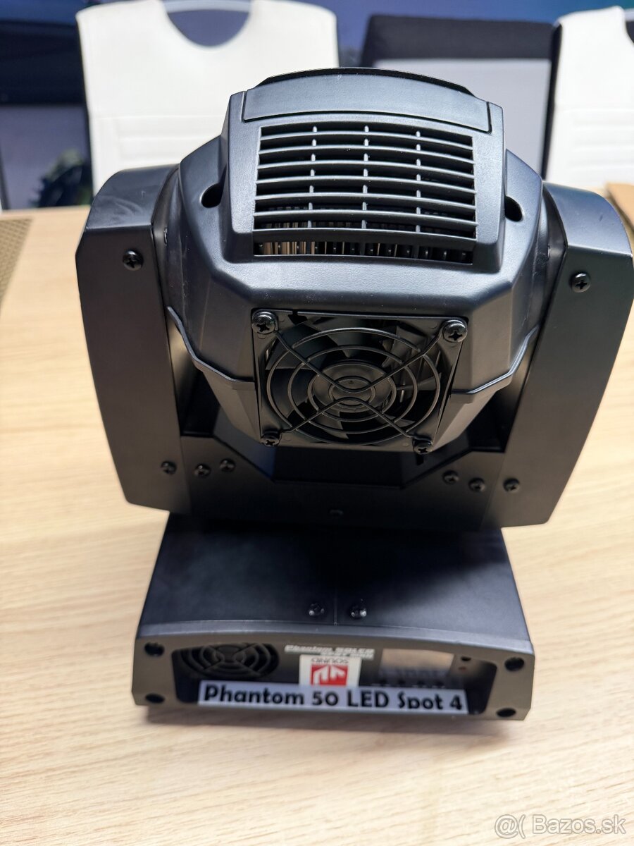 Predám 4x Showtec Phantom 50 LED Spot MKII + profi case - 4