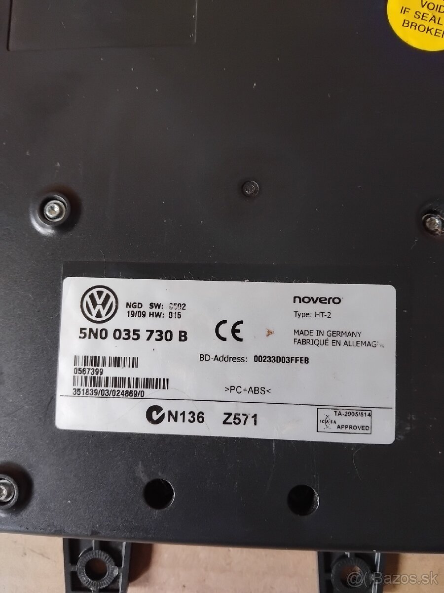 bluetooth, MDI modul Škoda VW Group - 4