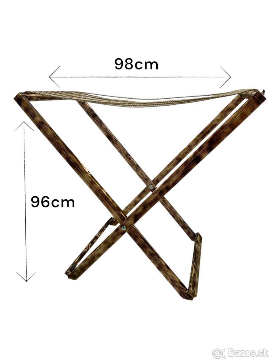 Eco-friendly drevený sušiak na bielizeň - 4