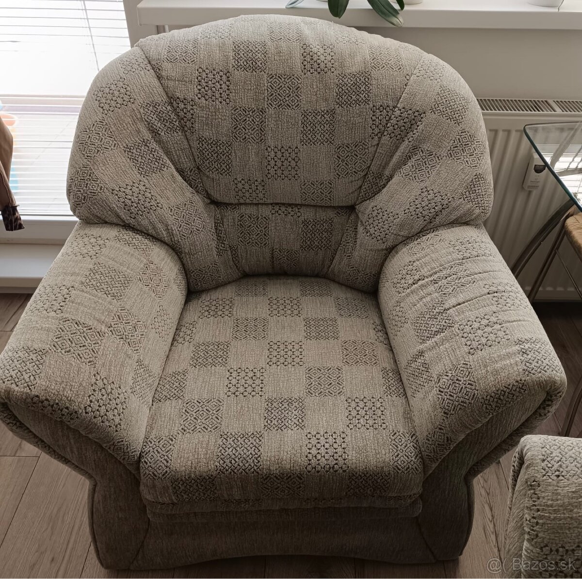 Rozkladacia sedacia súprava s 2 kreslami - 4