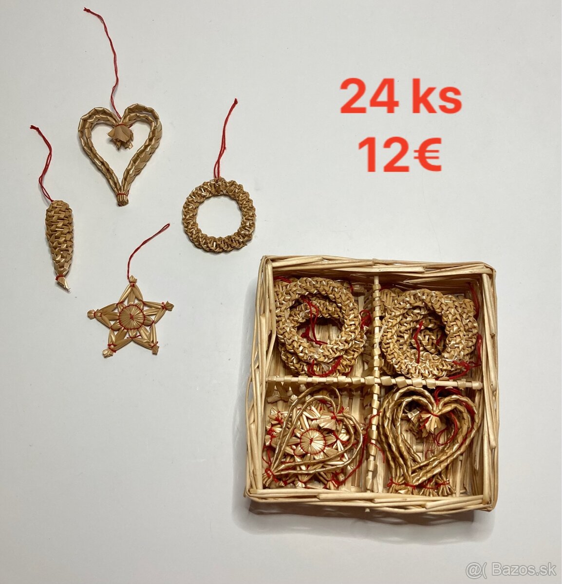 Vianočné ozdoby - zlaté - 4