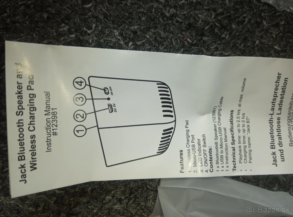 Wireless charger and bluetooth speaker in one - 4