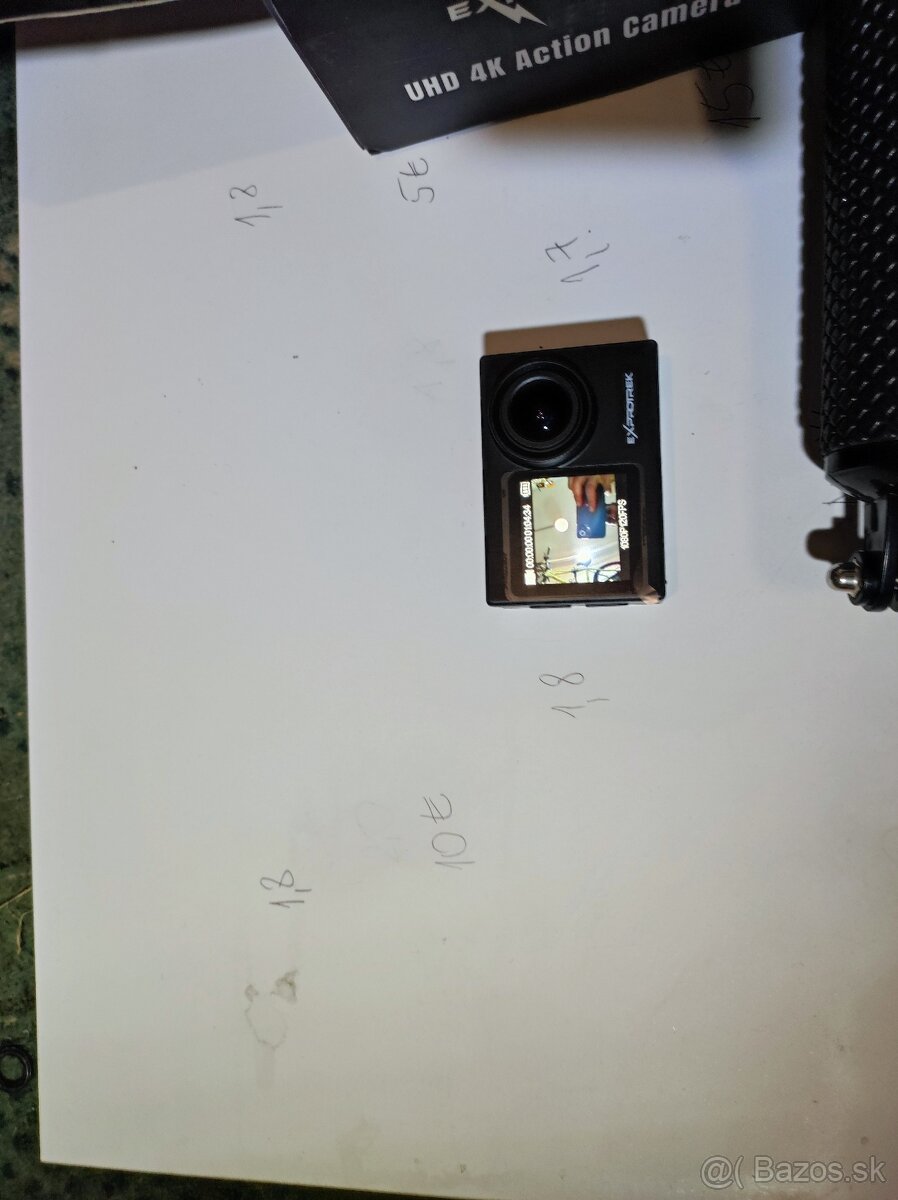 4k/60Fps akčná kamera Exprotrek/dual display - 4