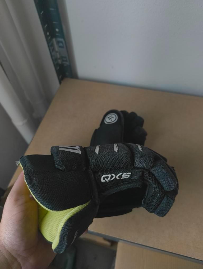 Detské hokejové rukavice Warrior veľkosť 9 - 4