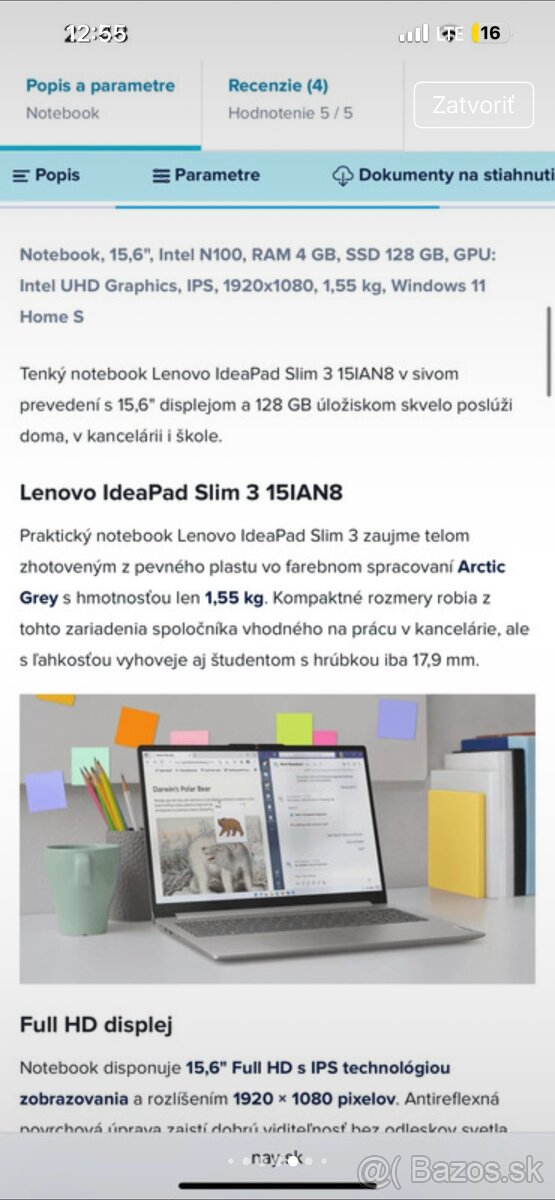 Lenovo Idepad slim 3 - 4