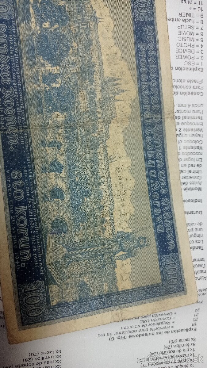 Predám bankovky protektorát Čechy a Morava - 4