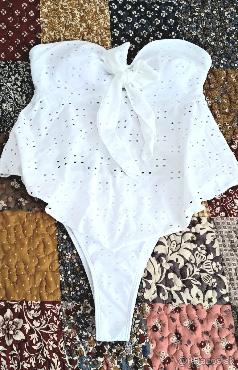 Plavky biele veľ. M - 4