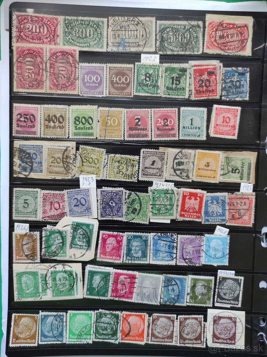 Nemecké známky r.1872-1945 - 4