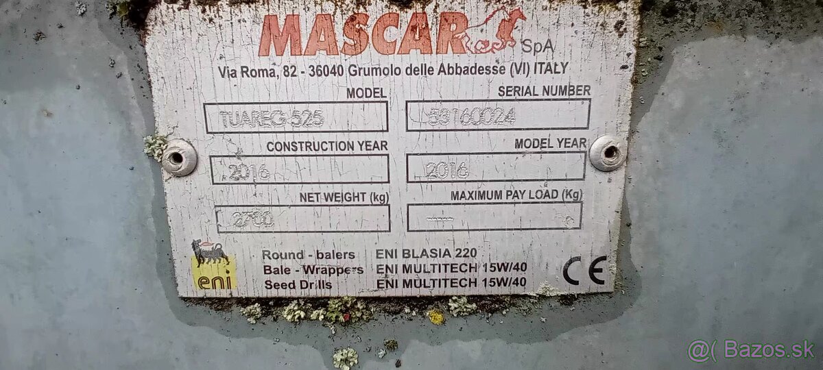 Balíkovač, lis Mascar - 4