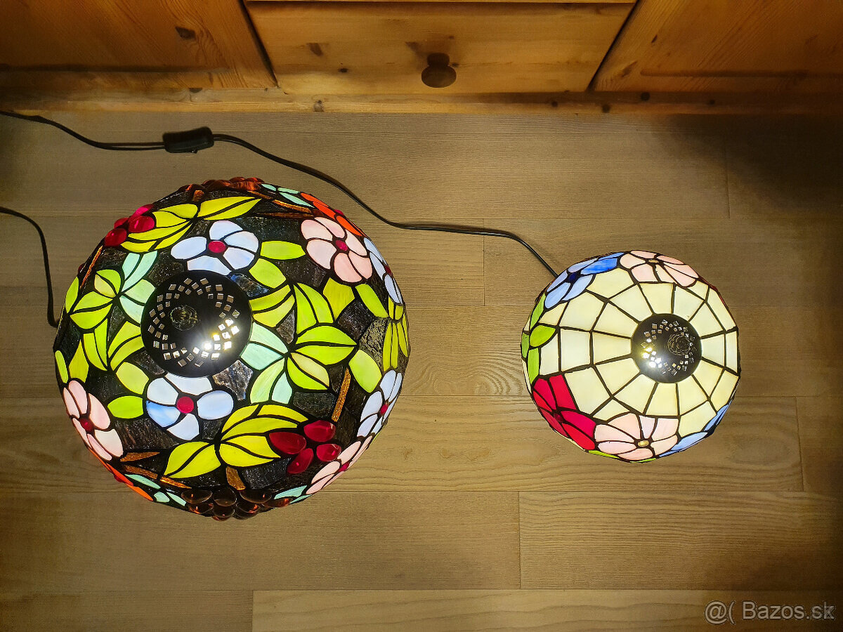 Vitrážová lampa VELKÁ - Tiffany - 4