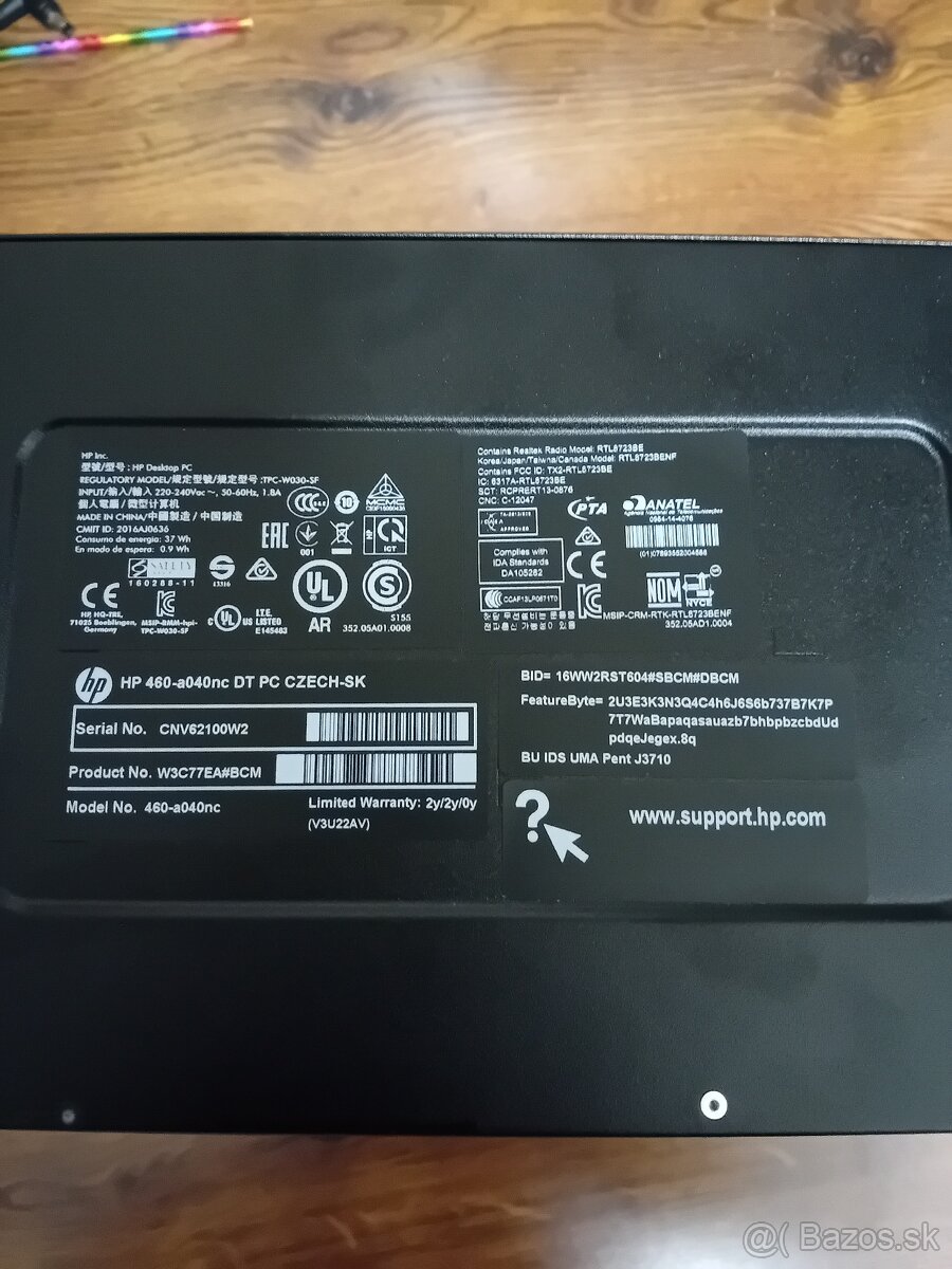 Predám osobný počítač HP 460 - a040nc - 4