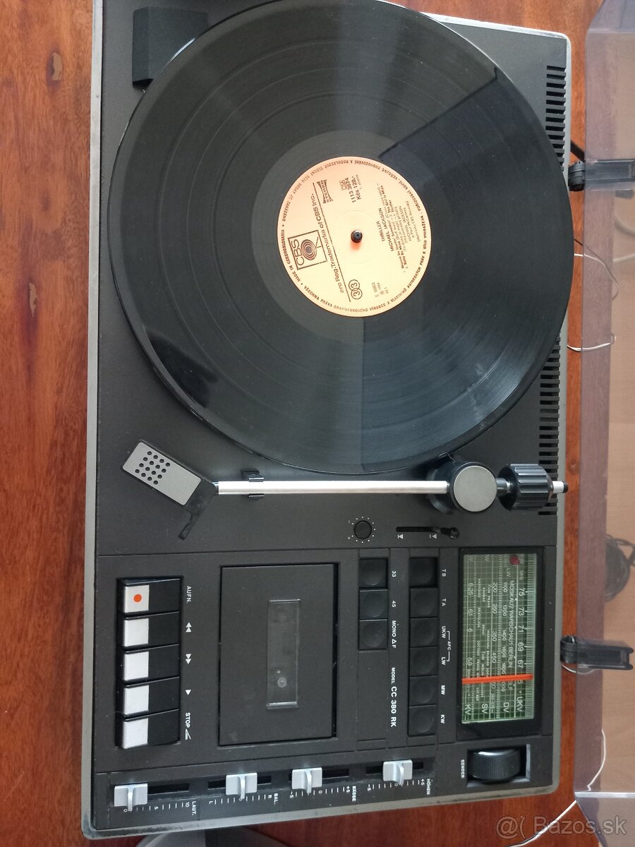 Predám retro EUROPHON CC 380 RK - 4