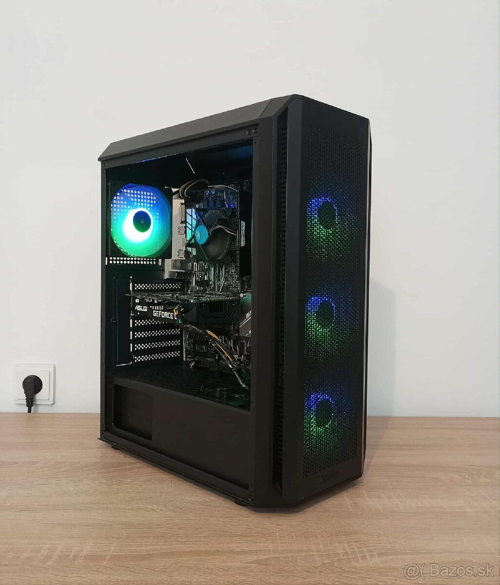 Herný PC GTX 1660 6GB, i5 6600k, 16GB, SSD, HDD - 4