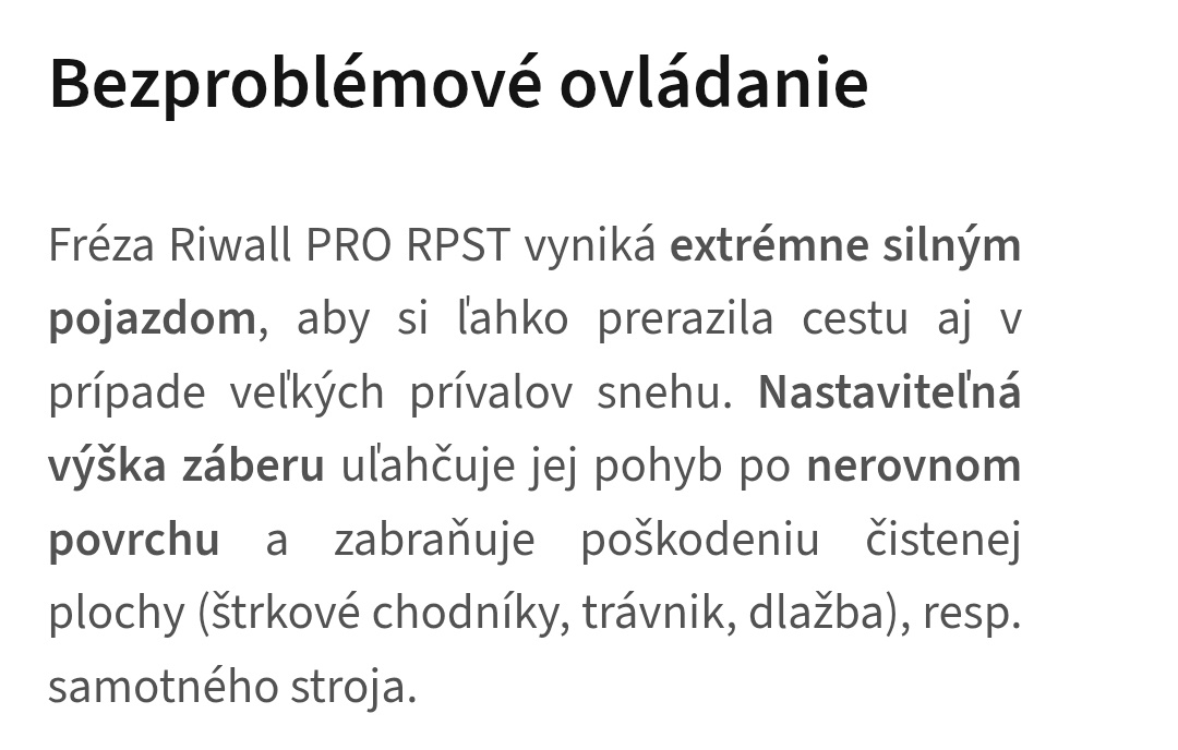 Snežná fréza Riwall Pro RPST 6172 - 4