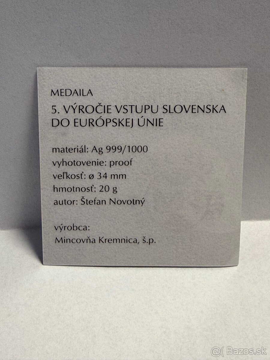 Strieborná medaila - 4