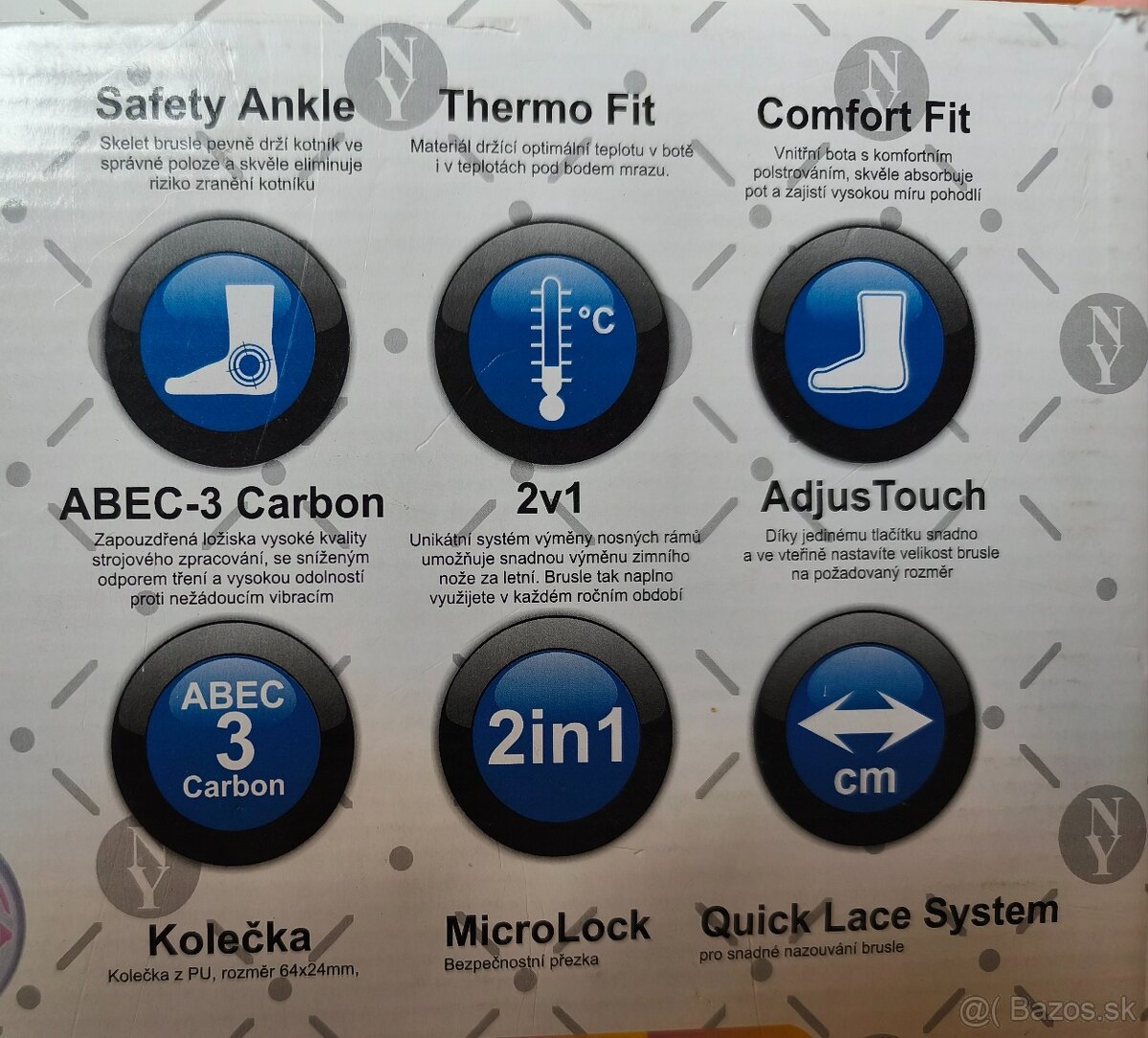 Nastaviteľné dámske korčule 2v1 - Worker Jersey - 4