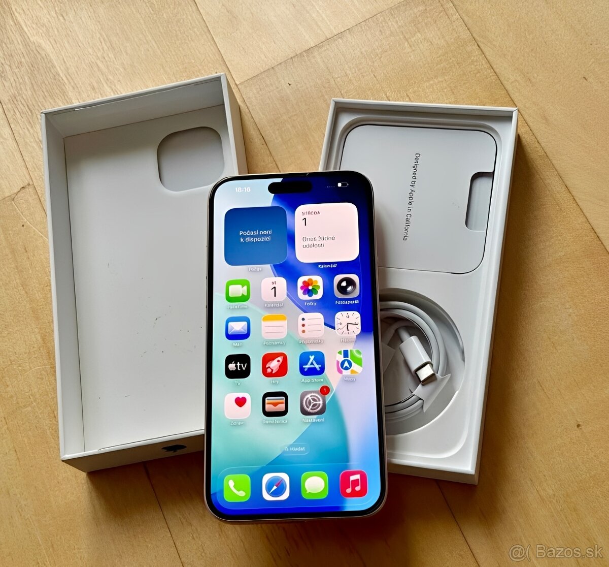 iPhone 15 Růžová BATERIE 100% TOP - 4