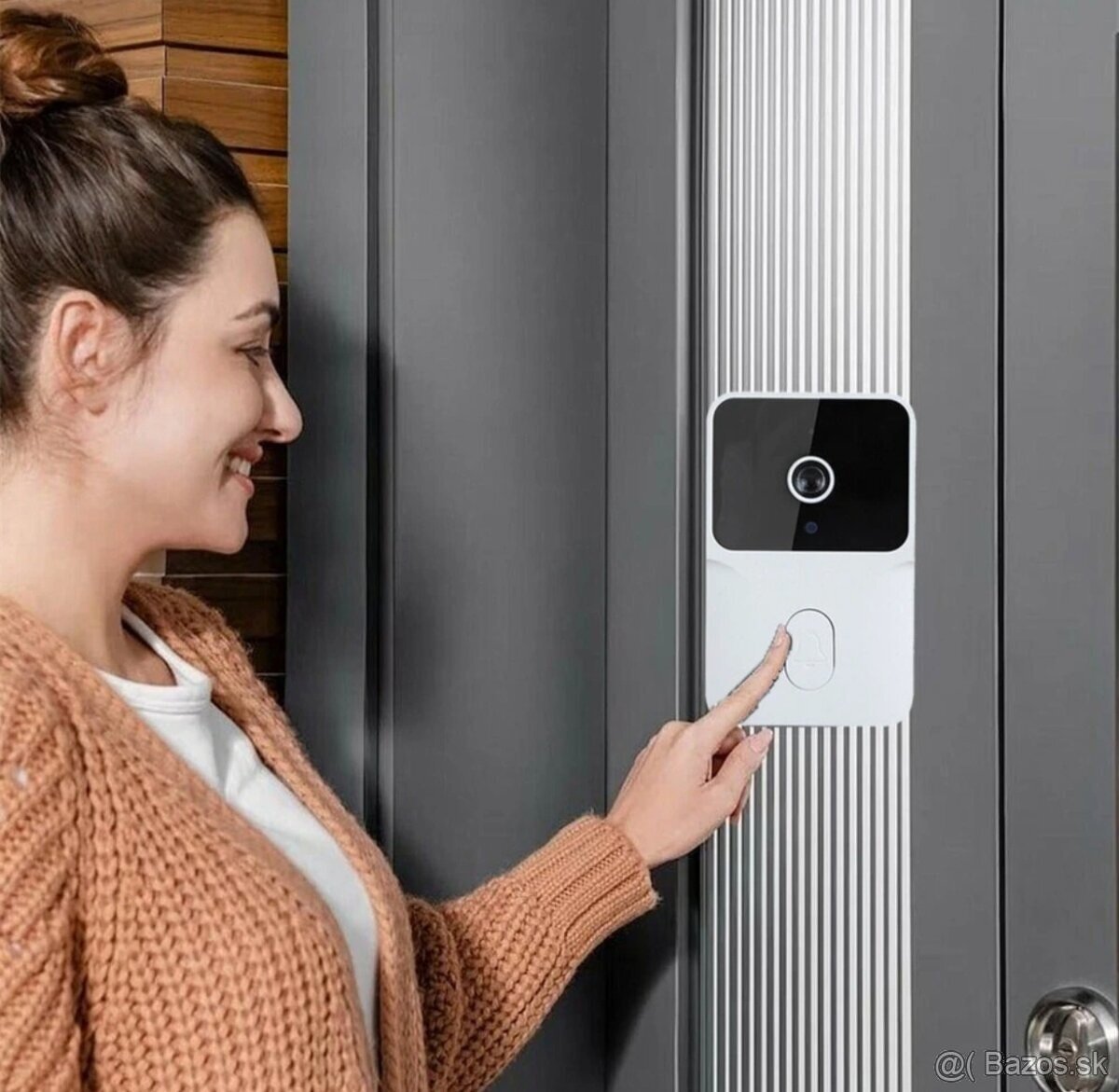 Bezdrôtový video zvonček s HD kamerou a 4,3" IPS displejom - 4