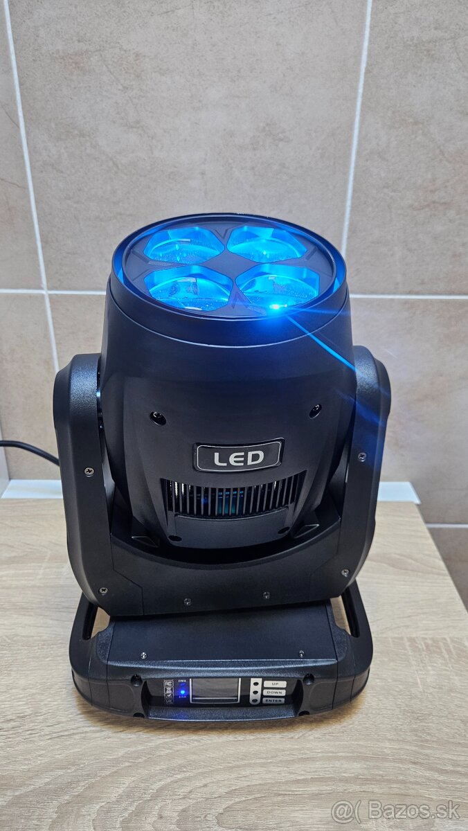 Rotačná hlava Wash-bee eye RGBW 2v1 zoom-fokus - 4