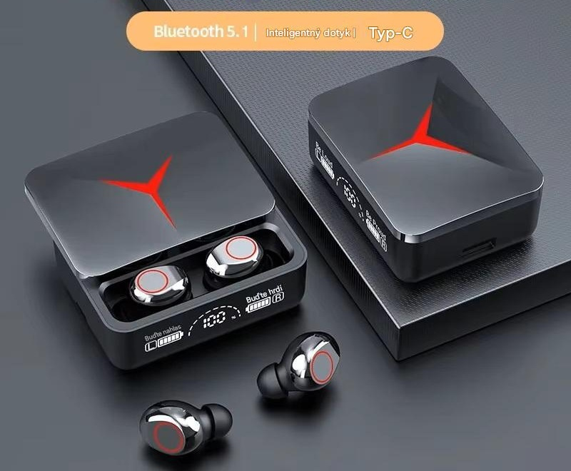 Bezdrôtové slúchadlá s mikrofónom M90 - 4