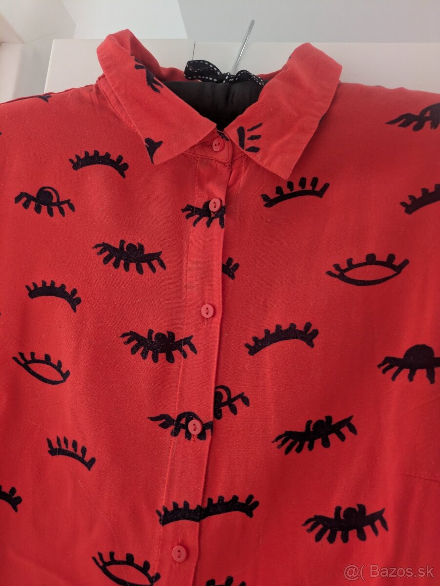Červená košeľa so vzorom - 4